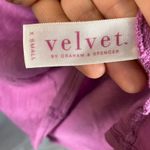 Velvet by Graham Spencer Vintage Slub‎ Pocket T Shirt Dress Womens XS Relaxed Purple Photo 6