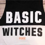 PINK - Victoria's Secret Pink by Victoria Secret Black and White “Basic Witches”Muscle Tank Size XS Photo 7