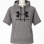Under Armour  Gray Short Sleeve Hoodie – Size M Photo 0