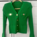 Kelly Green Crop Sweater With Tags Photo 0