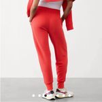 Athleta Coaster Luxe waffle high rise jogger in cardinal red size medium Photo 1