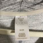 Livi Active by Lane Bryant Gray Heathered Cowl Neck Pullover Sweatshirt Sz 18/20 Photo 4