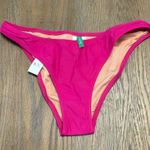 J.Crew Bright Pink 1989 Heritage Bikini Bottom Cheeky Small Vacation High Leg Photo 0