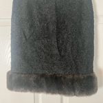 Trina Turk Pencil Boucle Faux Fur Trim Skirt Photo 2