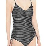 prAna New Moorae Striped One Piece Bathing Suit Swimsuit Swimwear Small Photo 0