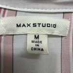 Max Studio  Striped Top Womens Medium Business Casual Career Workwear Office Photo 1