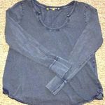 Anthropologie Little Yellow Button Jersey Top Photo 0