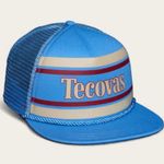 Tecovas Retro Flat Brim Trucker Hat Blue Photo 0