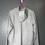 Heather Gray Pullover Hoodie Medium Fit Casual Activewear Sweatshirt Black Photo 1