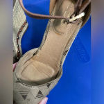 ALDO  studded‎ brown wedges Photo 5