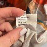 ✨Misslook Summer Floral Short Sleeve Casual Cotten Blend Sz Large Tee✨ Orange Photo 5