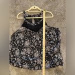Torrid Halter Style Floral Paisley Crochet Lace Top Photo 5