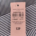 Ann Taylor  Women's Pinstripe Pants - Gray Photo 2