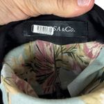 Vassarette Vassa & Co Dress Black Satin Collared Midi Shirt Dress sz 6 Long Sleeve Buttons Photo 3