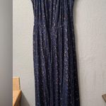 Stop woman Floral Navy Blue Maxi dress nwt Size XL Photo 5