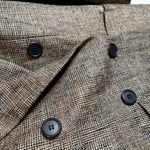 Saks 5th Avenue Vtg  plaid silk blazer jacket Photo 2