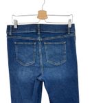 Spanx  Stretch Jeans Pull-On Flare‎ Cropped Midnight Shade Blue Size Large Tall Photo 5