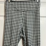 kim rogers  Curvy Black & White plaid leggings/lounging pants - Size 1x Photo 1