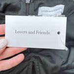 Lovers + Friends NWT Black Full Length Jumpsuit Adjustable Straps Wide Leg Photo 10