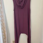 Organic Cotton & Bamboo Hoodie Romper Purple Size XL Photo 3