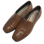 Aravon Kiley Floral Cut Out Leather Loafers Slip on Shoes‎ Brown Size 9.5 2A Photo 2