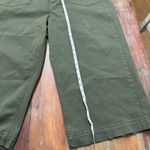 Torrid NWT Women  Green Crop WideLeg Stretch High-Rise Patch Pocket Pants Size 24 Photo 7