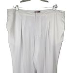 Jessica London Pants White 24 Chiffon Lined Lightweight Pockets Stretch New Photo 2
