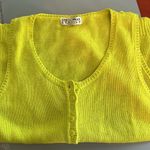 Vintage neon green cardi Photo 3