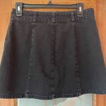 BDG Urban Outfitters Black Snap Denim Skirt- Medium Photo 2