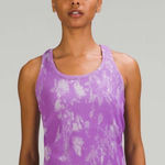 Lululemon Women’s 10 Swiftly Tech Racerback Tank Top Purple Marble Race Length Photo 0