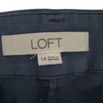 Loft Women's Size 14 Blue Riviera Slim Dress Pants Casual High Rise Photo 5