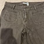 Chico's platinum brownish black denim high rise wide-leg pants Photo 1