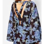 Free People Melrose Bell Sleeve Floral Maxi Dress Night Combo 2 Photo 5
