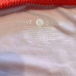 Shade & Shore  Orange Crinkle Textured Halter Bikini Plus Size XL 38D Swimsuit Photo 6