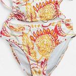 SheIn Orange and Yellow Bikini Set Photo 1