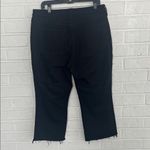 Universal Threads Universal Thread Black Ankle Cropped Bootcut Denim Jean with Frayed Hem Size 14 Photo 3