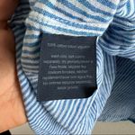 Tommy Hilfiger  Blue Plaid Double Layer Contrasting Cotton Shirt Women Large Photo 6