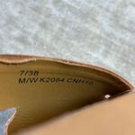 Kork Ease Leather Cross Strap‎ Wedge Sandals Slides Women's Size 7 / 38 Tan Photo 7