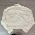 Abercrombie & Fitch  White Denim Jacket, Size Medium Photo 9