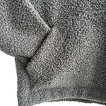 Lands' End Lands’ End Gray Sherpa Fleece Quarter Zip Pullover Jacket Women’s Size Small (6– Photo 3