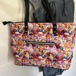 Disney  Inspired Giant Park Foods Print Vinyl Tote Bag Double Strap Pocket Photo 13