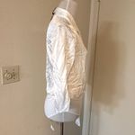 ZARA White Satin Effect Bodysuit with Crossover V-neckline. Photo 10