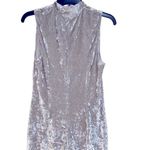 Rehab  tan crushed velvet romper size large Photo 2