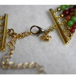 Premier Designs NWOT  Mid Mod Multi Layer Earth Tone Beaded 18"-22" Boho Necklace Photo 2