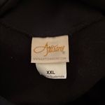 Artisan NY Artisans Knit Cardigan Sz XXL Horse Scene Painted Fence Flowers Artsy Pockets Photo 6