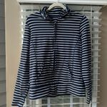 L.L.Bean Women's Ultrasoft Sweats, Full-Zip Mock-Neck Jacket Stripe Photo 4