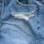 American Eagle  Distressed Denim Mom Skort size 8 Photo 3