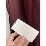 NEW Cache NWT Ponte Sheath Midi Sleeveless Dress In Chocolate Brown Size Medium Photo 7