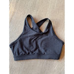 Buff‎ Bunny Collection Black Perforated Strappy Sports Bra Small Photo 2