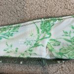 Aerie  Eyelet Straight Scoop Bikini Top Olive Fun Swimsuit Beachy Swimming Sz M Photo 4